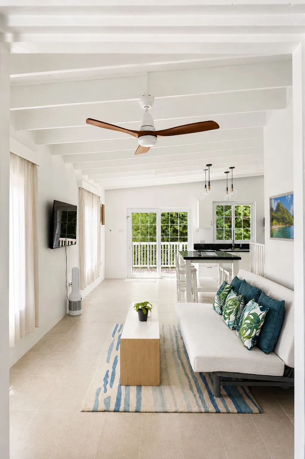 Living area at The Loft